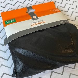 Black Sparkle Leggings